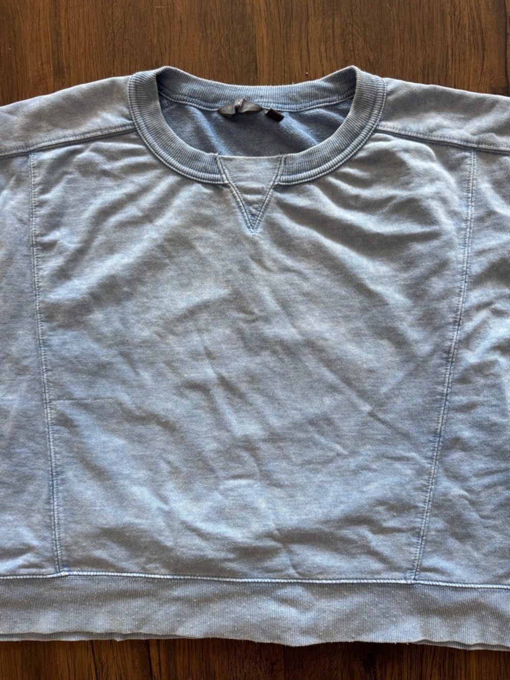 Danskin Women’s Pale Blue Crewneck Lightweight Sweatshirt